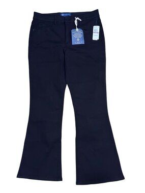 NWT Democracy Absolution Itty Bitty Bootcut Pants 12P Black MSRP $88